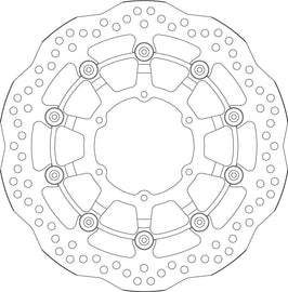 SBS Motorcycle Upgrade Brake Disc 6102A