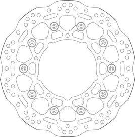 SBS Motorcycle Upgrade Brake Disc 6107A