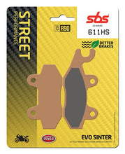 Load image into Gallery viewer, SBS Motorcycle Brake Pads 611HS