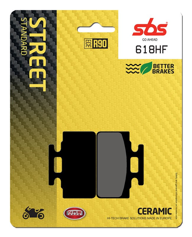 SBS Motorcycle Brake Pads 618HF