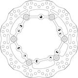 SBS Motorcycle Upgrade Brake Disc 6212