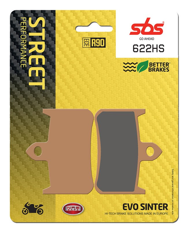 SBS Motorcycle Brake Pads 622HS