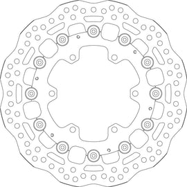 SBS Motorcycle Upgrade Brake Disc 6278A