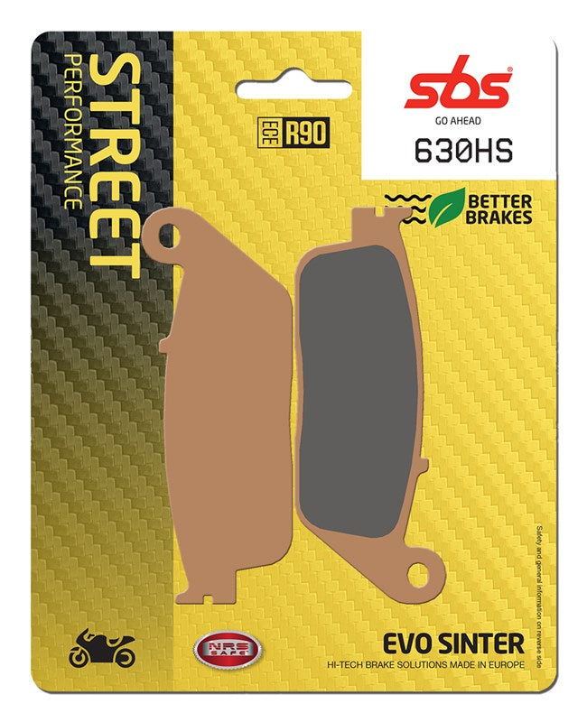 SBS Motorcycle Brake Pads 630HS