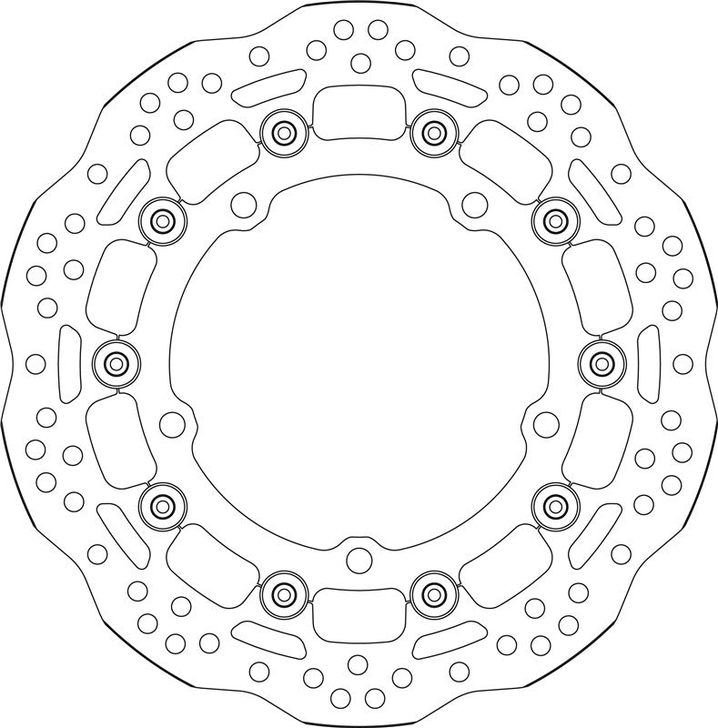 SBS Motorcycle Upgrade Brake Disc 6346A