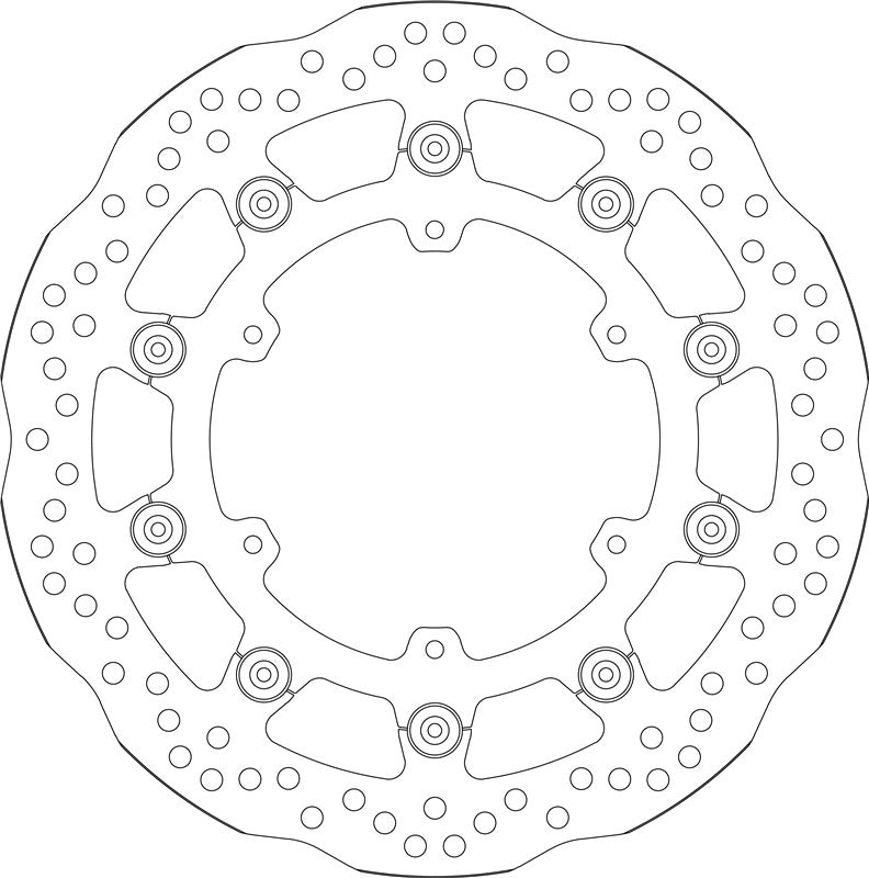 SBS Motorcycle Upgrade Brake Disc 6349A