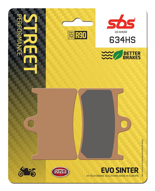 SBS Motorcycle Brake Pads 634HS