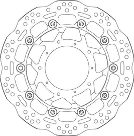 SBS Motorcycle Upgrade Brake Disc 6351A