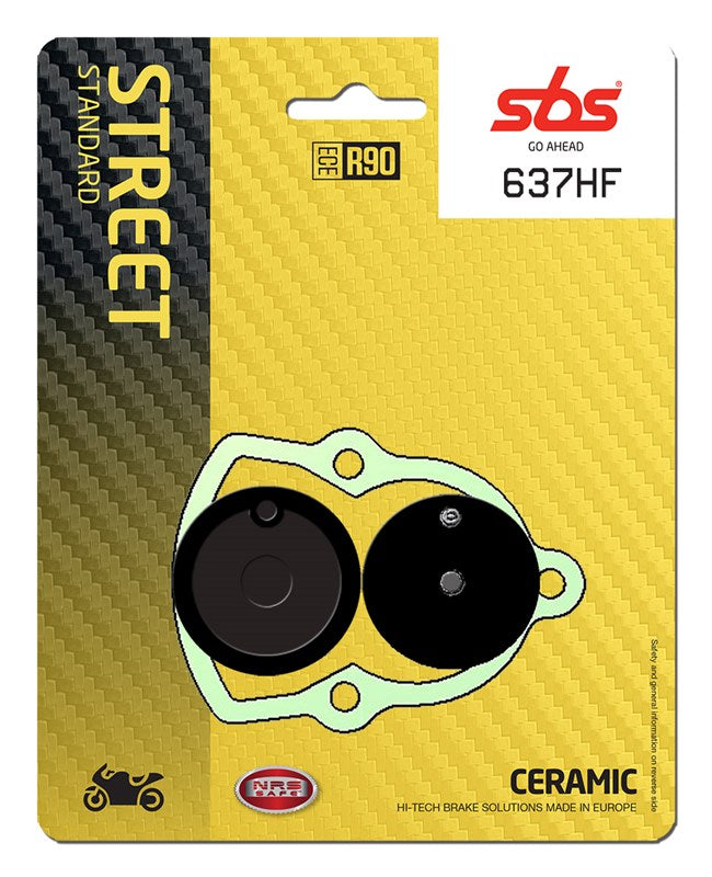 SBS Motorcycle Brake Pads 637HF