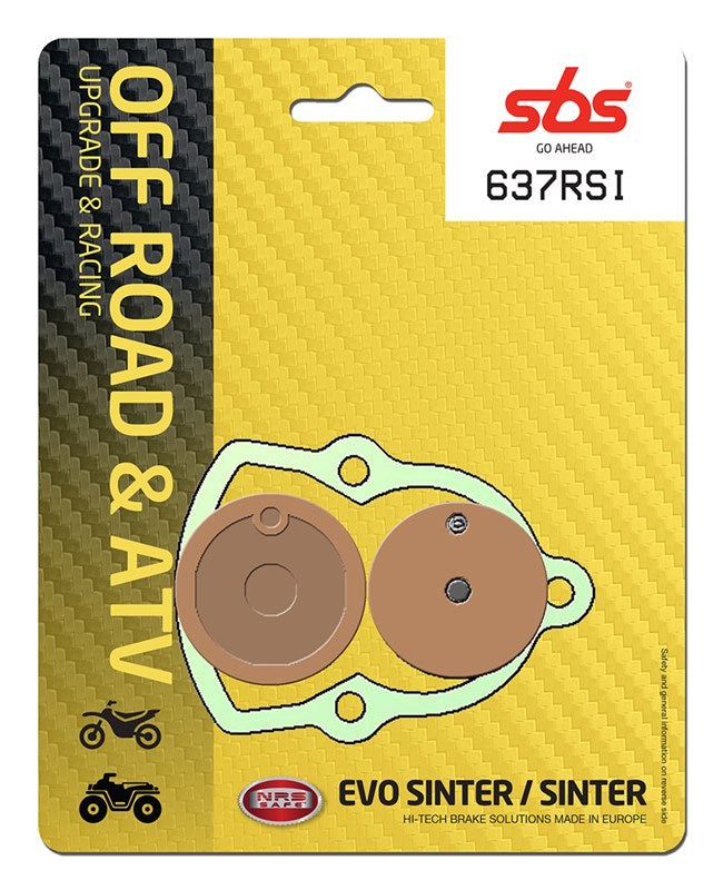 SBS Motorcycle Brake Pads 637RSI