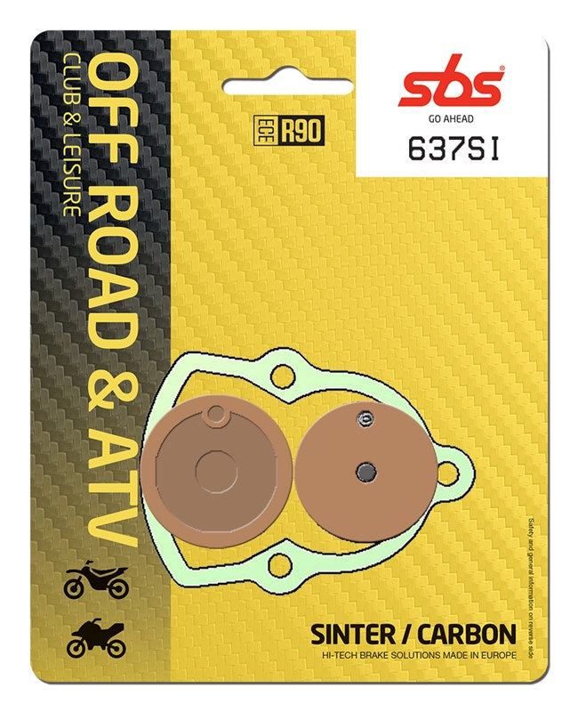 SBS Motorcycle Brake Pads 637SI