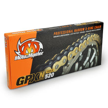 Load image into Gallery viewer, Moto-Master Motorcycle Chain GPXN 520 X-ring Gold 652007