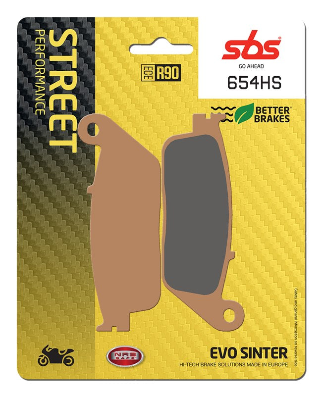 SBS Motorcycle Brake Pads 654HS