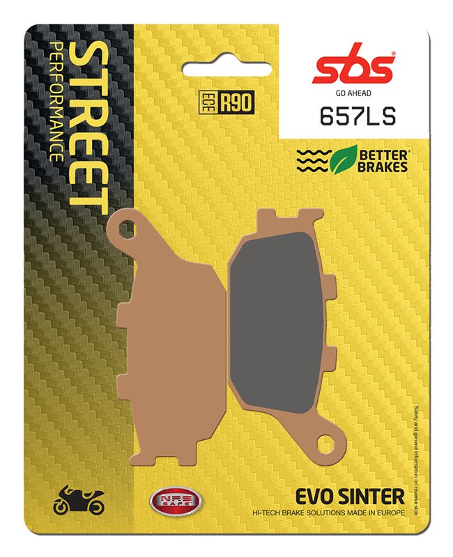 SBS Motorcycle Brake Pads 657LS