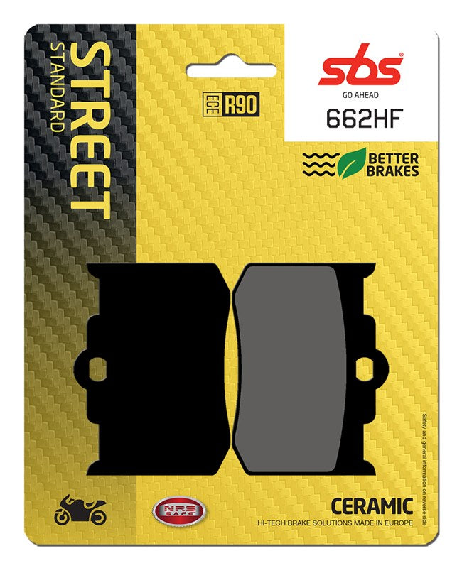 SBS Motorcycle Brake Pads 662HF