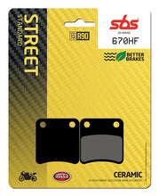Load image into Gallery viewer, Brake Pads for Honda SC 50 1-ZX (1989–1995) - SBS 670HF