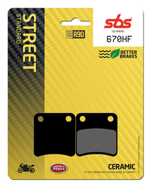 Brake Pads for Honda SC 50 1-ZX (1989–1995) - SBS 670HF