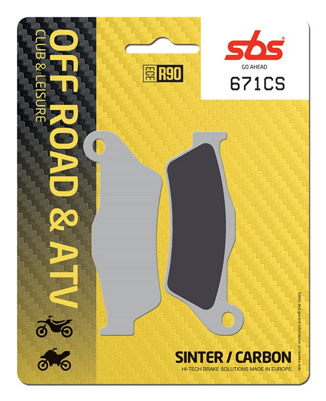 SBS Motorcycle Brake Pads 671CS