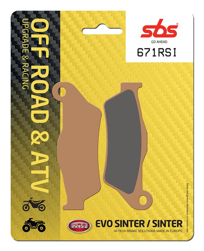Brake Pads for WRM MX 125 (1995–2023) - SBS 671RSI
