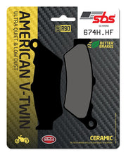 Load image into Gallery viewer, SBS Motorcycle Brake Pads 674H.HF