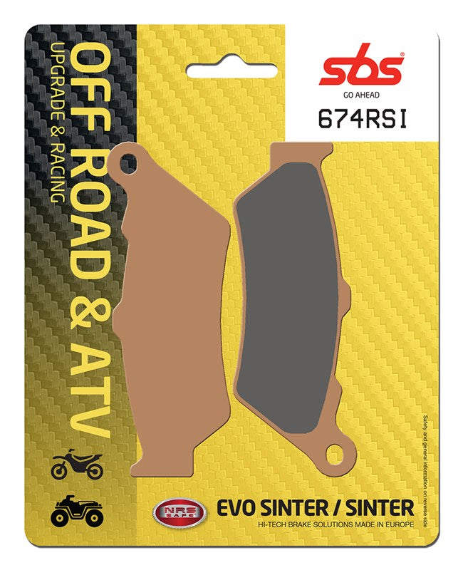 SBS Motorcycle Brake Pads 674RSI