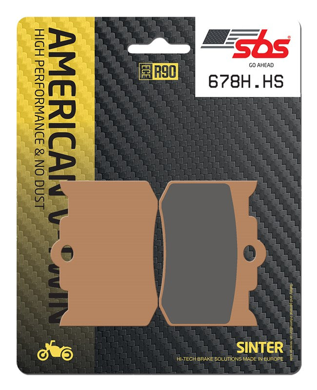 SBS Motorcycle Brake Pads 678H.HS