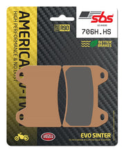 Load image into Gallery viewer, SBS Motorcycle Brake Pads 706H.HS