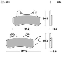 Load image into Gallery viewer, Moto-Master Motorcycle Brake Pads 080121