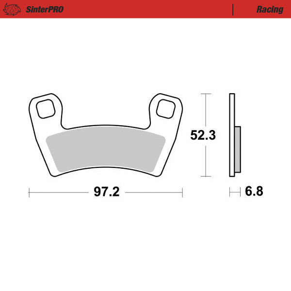 Brake Pad for Polaris RZR Trail S 900 (2015–2021) - Moto-Master 081111