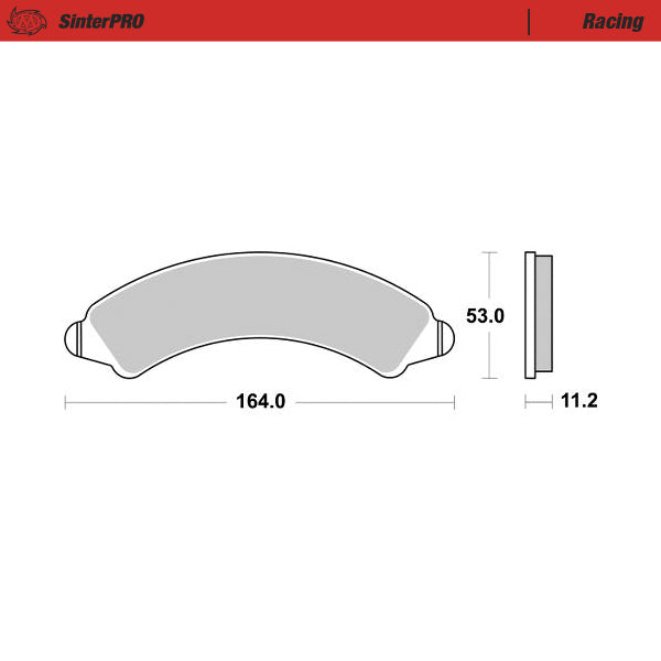 Brake Pad for Polaris RZR XP 4 1000 Turbo (2019–2021) - Moto-Master 081811