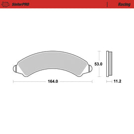 Brake Pad for Polaris RZR XP 4 1000 Turbo (2019–2021) - Moto-Master 081811