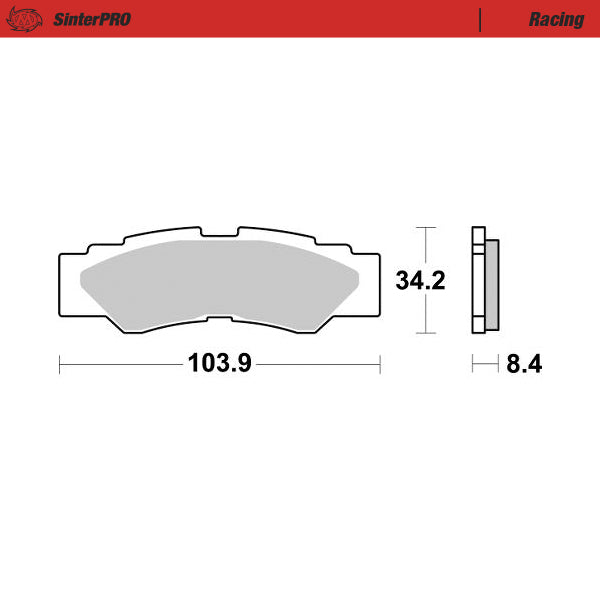 Brake Pad for Yamaha YXZ 1000 R (2016–2024) - Moto-Master 082111