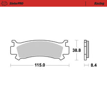 Load image into Gallery viewer, Moto-Master Motorcycle Brake Pads 082211