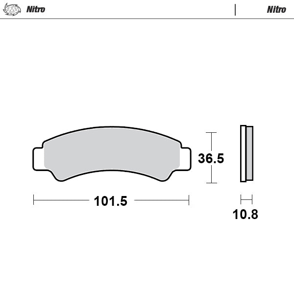 Moto-Master Motorcycle Brake Pads 082421