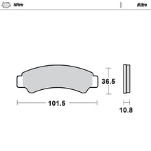 Load image into Gallery viewer, Moto-Master Motorcycle Brake Pads 082421