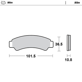Moto-Master Motorcycle Brake Pads 082421