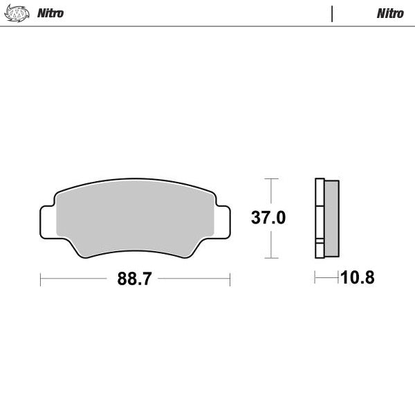 Moto-Master Motorcycle Brake Pads 082521