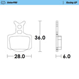 Moto-Master Motorcycle Brake Pads 082812