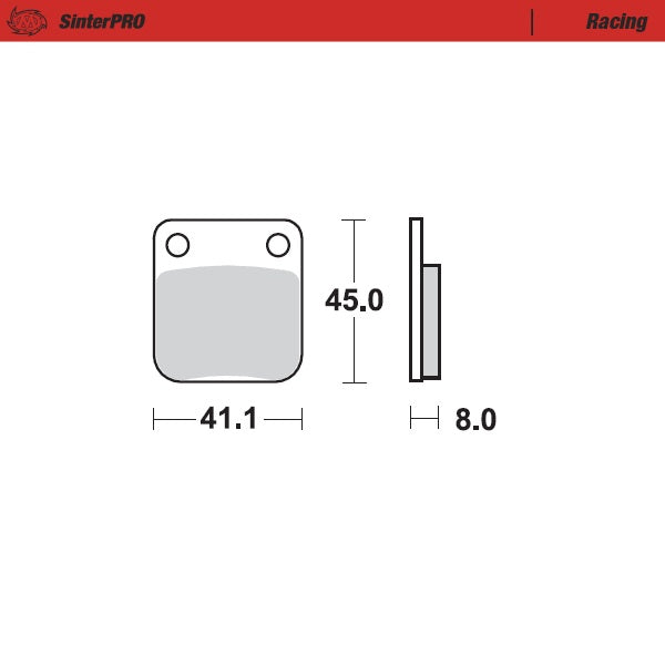 Moto-Master Motorcycle Brake Pads 090011
