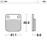 Moto-Master Motorcycle Brake Pads 090021