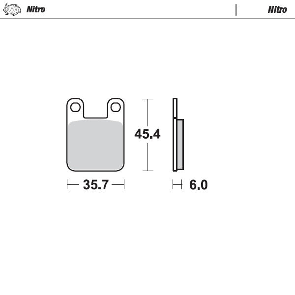 Moto-Master Motorcycle Brake Pads 090521
