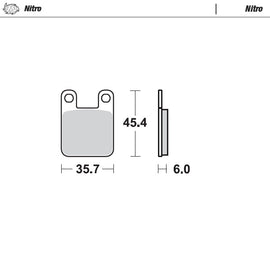Moto-Master Motorcycle Brake Pads 090521