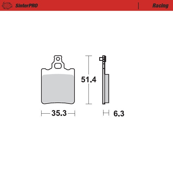 Moto-Master Motorcycle Brake Pads 090711
