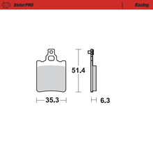 Load image into Gallery viewer, Moto-Master Motorcycle Brake Pads 090711
