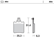 Load image into Gallery viewer, Moto-Master Motorcycle Brake Pads 090721