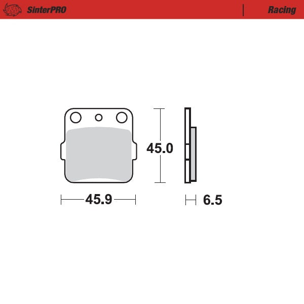 Moto-Master Motorcycle Brake Pads 091011