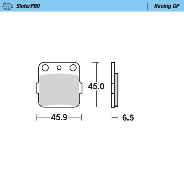 Moto-Master Motorcycle Brake Pads 091012