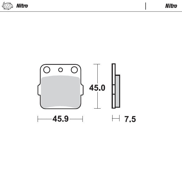 Moto-Master Motorcycle Brake Pads 091021