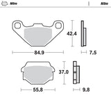 Moto-Master Motorcycle Brake Pads 091121