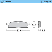 Load image into Gallery viewer, Brake Pad for Yamaha YZ 85 (17/14) (1993–2025) - Moto-Master 091212